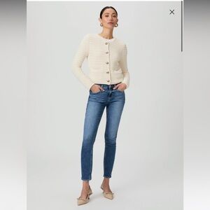 Dark Blue Paige Denim Jeans-Premium Denim